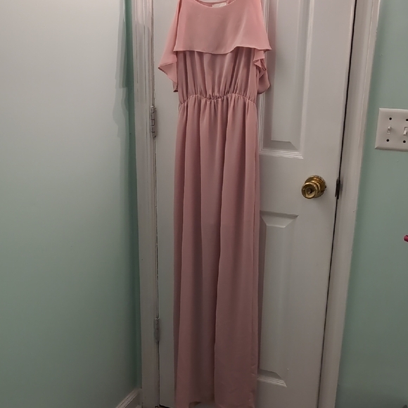 Everly Blush Pink Dress - Picture 1 of 8